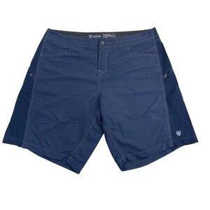 Kuhl Mutiny River Shorts Mens 42 Pirate Blue Outdoor Hiking Swimwear Boardshorts